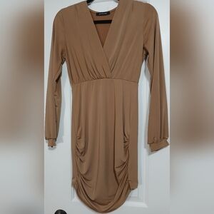 Stylive tan dress